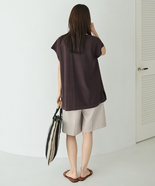 LAVEANGE(ラビアンジェ)の「【好機能シリーズ】接触冷感/UVカット/ショートパンツ(その他パンツ・レディース・ブラック/ブラウン/ベージュ・M/LL/3L/4L)」の13枚目の写真