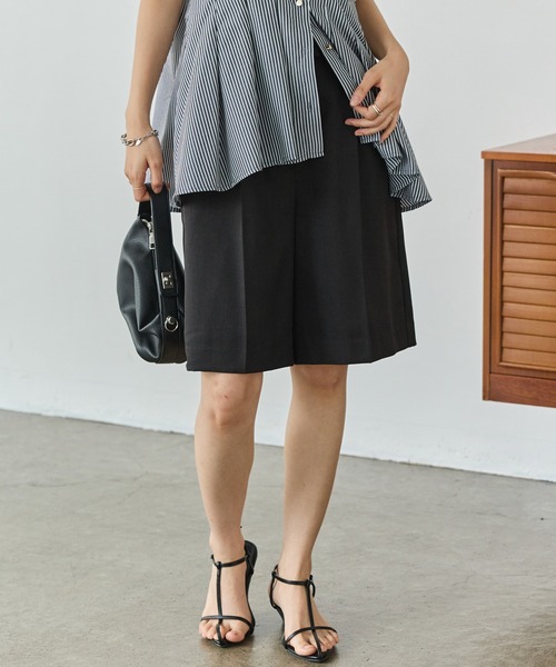 LAVEANGE(ラビアンジェ)の「【好機能シリーズ】接触冷感/UVカット/ショートパンツ(その他パンツ・レディース・ブラック/ブラウン/ベージュ・M/LL/3L/4L)」の14枚目の写真