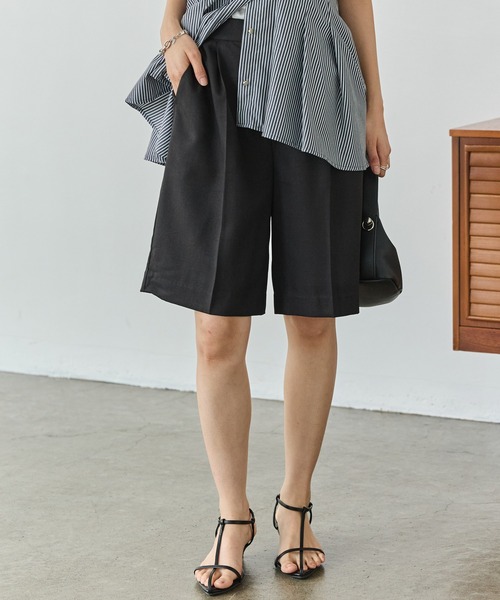 LAVEANGE(ラビアンジェ)の「【好機能シリーズ】接触冷感/UVカット/ショートパンツ(その他パンツ・レディース・ブラック/ブラウン/ベージュ・M/LL/3L/4L)」の16枚目の写真