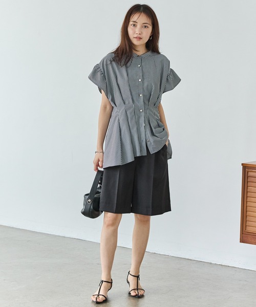 LAVEANGE(ラビアンジェ)の「【好機能シリーズ】接触冷感/UVカット/ショートパンツ(その他パンツ・レディース・ブラック/ブラウン/ベージュ・M/LL/3L/4L)」の19枚目の写真