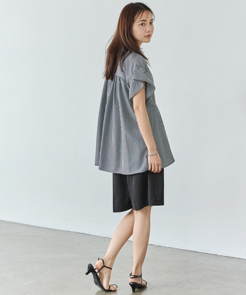 LAVEANGE(ラビアンジェ)の「【好機能シリーズ】接触冷感/UVカット/ショートパンツ(その他パンツ・レディース・ブラック/ブラウン/ベージュ・M/LL/3L/4L)」の22枚目の写真