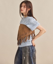 MIRROR STOKE(~[Xg[N)́yZOZOzSUEDE FRINGE SCARF(o_i/XJ[t)