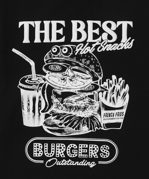 WEGO（ウィゴー）の「WEGO/グラフィックアンサンブルロンT（アンサンブル・メンズ・ブラック/ホワイト・LARGE/MEDIUM）」の20枚目の写真