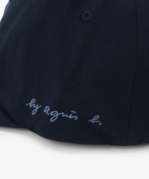 To b. by agnes b.（トゥービーバイアニエスベー）の「"To b." ビッグロゴ 刺繍 キャップ（キャップ・レディース・ネイビー・FREE）」の7枚目の写真