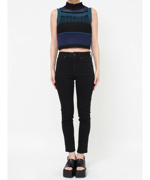 MURUA（ムルーア）の「クロシェフリンジニット（タンクトップ・レディース・ピンク/ブルー/グレー/ブラック・FREE）」の18枚目の写真