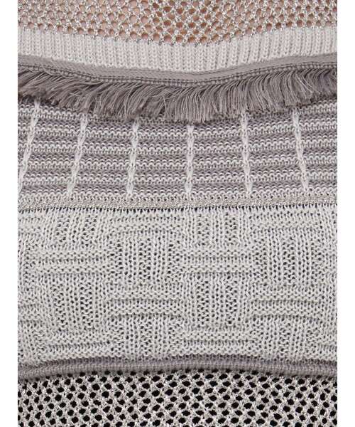 MURUA（ムルーア）の「クロシェフリンジニット（タンクトップ・レディース・ピンク/ブルー/グレー/ブラック・FREE）」の19枚目の写真