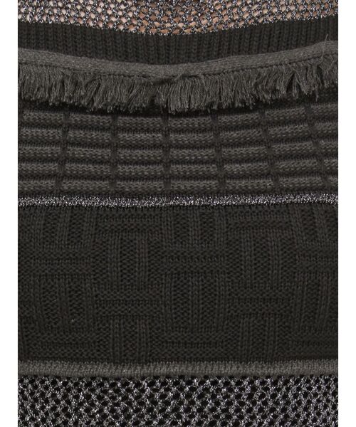 MURUA（ムルーア）の「クロシェフリンジニット（タンクトップ・レディース・ピンク/ブルー/グレー/ブラック・FREE）」の20枚目の写真