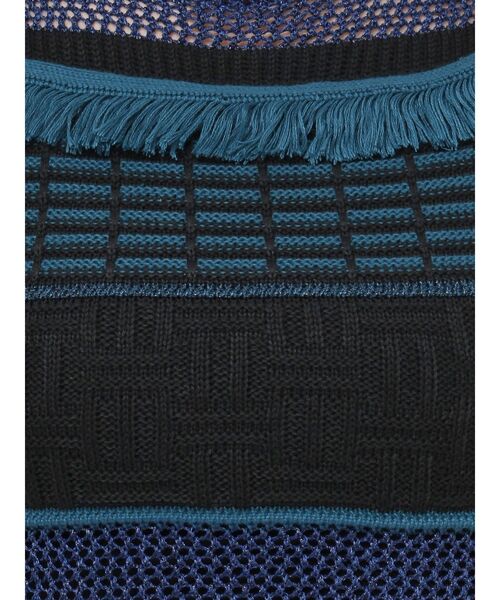 MURUA（ムルーア）の「クロシェフリンジニット（タンクトップ・レディース・ピンク/ブルー/グレー/ブラック・FREE）」の22枚目の写真