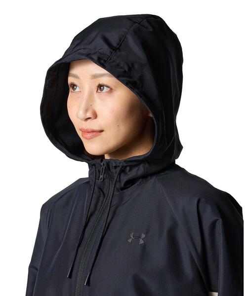 UNDER ARMOUR（アンダーアーマー）の「UAメッシュ ライナー ウーブン フルジップ フーディー（トレーニング/レディース）（その他アウター・レディース・ブラック・L/M/XL/S）」の4枚目の写真
