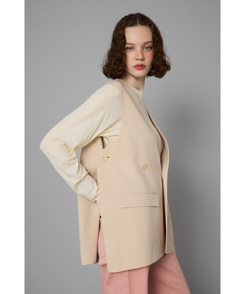 HeRIN.CYE  シアーメニーフリルベスト HeRIN.CYE | Sheer many frill vest (その他トップス ) |SHEL