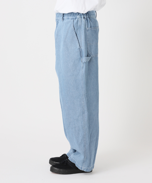 JOURNAL STANDARD relume（ジャーナルスタンダード　レリューム）の「デニム＆ヒッコリー ”レイジー” ペインターパンツ（デニムパンツ・メンズ・アイボリー/ブラックミックス/ダークブルー/コバルトブルー・LARGE/SMALL/MEDIUM）」の14枚目の写真