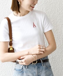 PETIT BATEAU | 【SHIPS any別注】PETIT BATEAU: ロゴ プリント コンパクト TEE 25SS(Tシャツ/カットソー)