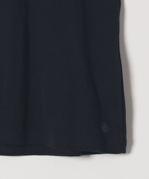 PETIT BATEAU（プチバトー）の「【SHIPS any別注】PETIT BATEAU: ロゴ プリント コンパクト TEE 25SS（Tシャツ/カットソー・レディース・ホワイト/ネイビー・ONE SIZE）」の21枚目の写真