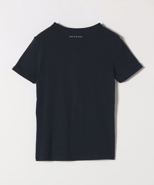 SHIPS any別注】PETIT BATEAU: ロゴ プリント コンパクト TEE