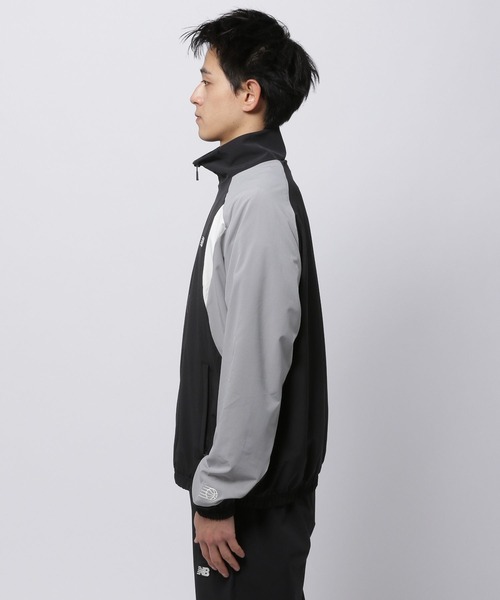NEW BALANCE(ニューバランス)の「【New Balance(ニューバランス)】Hoops ウーブントラックジャケット(その他アウター・メンズ・ブラック・LARGE)」の6枚目の写真