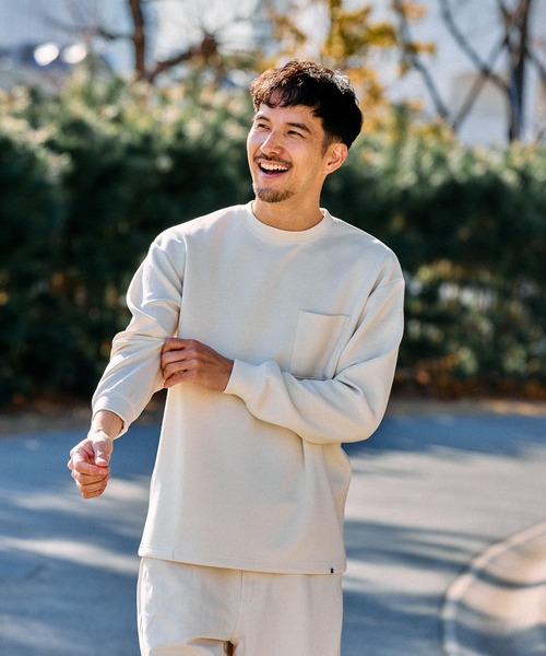 FOUND GOOD(ファウンドグッド)の「ダンボールプルオーバー(その他トップス・メンズ・ネイビー/ホワイト系1/グレー系5・S/M/L/XL)」の5枚目の写真