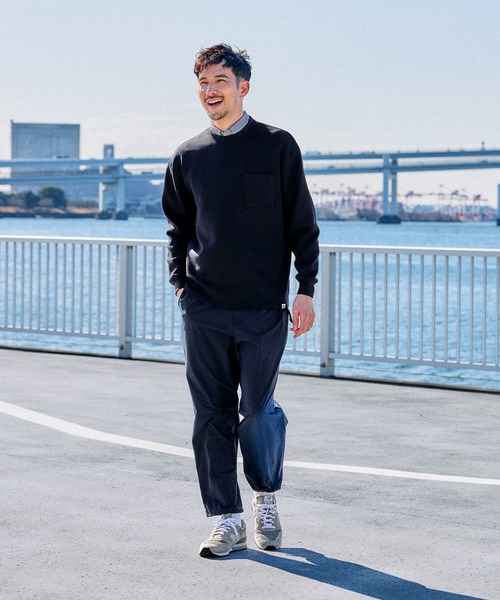 FOUND GOOD(ファウンドグッド)の「ダンボールプルオーバー(その他トップス・メンズ・ネイビー/ホワイト系1/グレー系5・S/M/L/XL)」の11枚目の写真