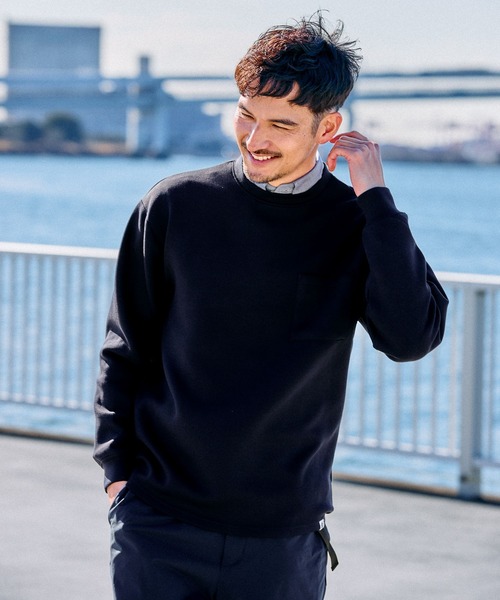 FOUND GOOD(ファウンドグッド)の「ダンボールプルオーバー(その他トップス・メンズ・ネイビー/ホワイト系1/グレー系5・S/M/L/XL)」の12枚目の写真