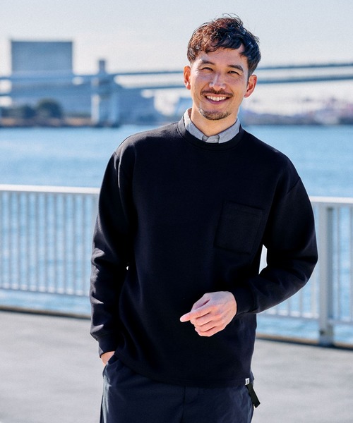 FOUND GOOD(ファウンドグッド)の「ダンボールプルオーバー(その他トップス・メンズ・ネイビー/ホワイト系1/グレー系5・S/M/L/XL)」の13枚目の写真