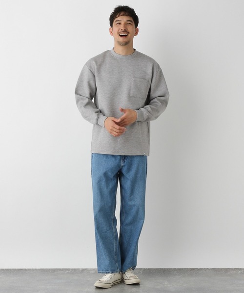 FOUND GOOD(ファウンドグッド)の「ダンボールプルオーバー(その他トップス・メンズ・ネイビー/ホワイト系1/グレー系5・S/M/L/XL)」の14枚目の写真