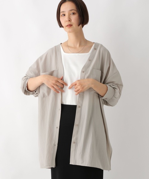 その他 yuta セール】VネックBIGシャツチュニック 318593（チュニック）｜LEPSIM