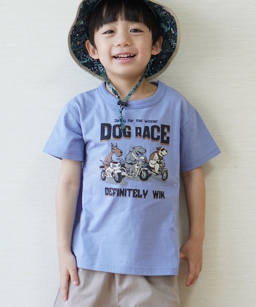 SKAPE(エスケープ)の「プチプリTシャツ(Tシャツ/カットソー・キッズ・パープル/ベージュ/グリーン/ホワイト/グレー/アイボリー/ブラック・90cm/100cm/110cm/120cm/130cm/80cm)」の7枚目の写真