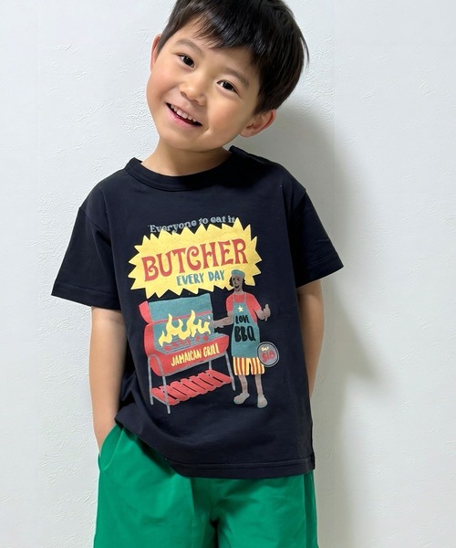 SKAPE(エスケープ)の「プチプリTシャツ(Tシャツ/カットソー・キッズ・パープル/ベージュ/グリーン/ホワイト/グレー/アイボリー/ブラック・90cm/100cm/110cm/120cm/130cm/80cm)」の3枚目の写真