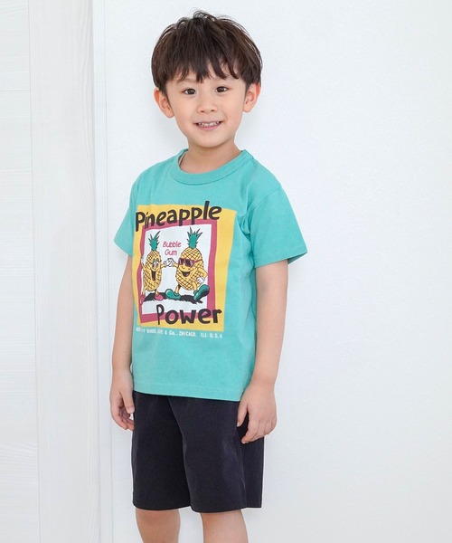 SKAPE(エスケープ)の「プチプリTシャツ(Tシャツ/カットソー・キッズ・パープル/ベージュ/グリーン/ホワイト/グレー/アイボリー/ブラック・90cm/100cm/110cm/120cm/130cm/80cm)」の21枚目の写真