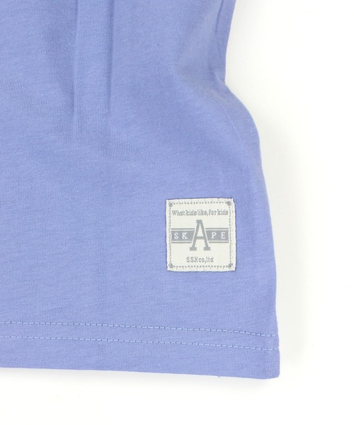 SKAPE(エスケープ)の「プチプリTシャツ(Tシャツ/カットソー・キッズ・パープル/ベージュ/グリーン/ホワイト/グレー/アイボリー/ブラック・90cm/100cm/110cm/120cm/130cm/80cm)」の19枚目の写真