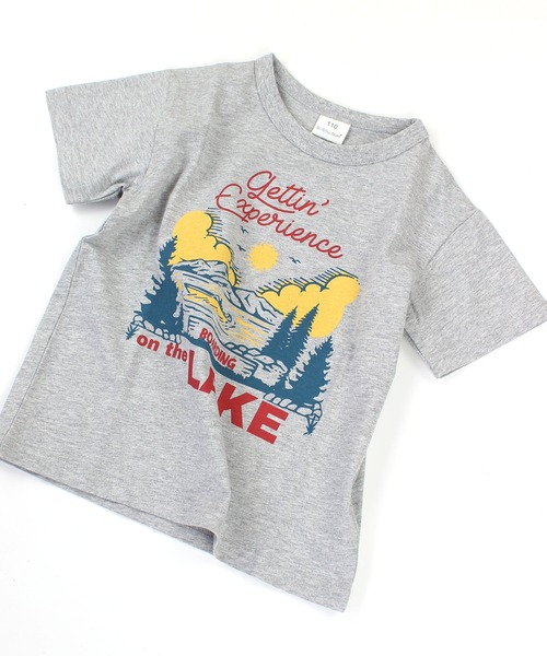 SKAPE(エスケープ)の「プチプリTシャツ(Tシャツ/カットソー・キッズ・パープル/ベージュ/グリーン/ホワイト/グレー/アイボリー/ブラック・90cm/100cm/110cm/120cm/130cm/80cm)」の14枚目の写真
