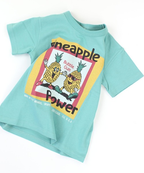 SKAPE(エスケープ)の「プチプリTシャツ(Tシャツ/カットソー・キッズ・パープル/ベージュ/グリーン/ホワイト/グレー/アイボリー/ブラック・90cm/100cm/110cm/120cm/130cm/80cm)」の12枚目の写真
