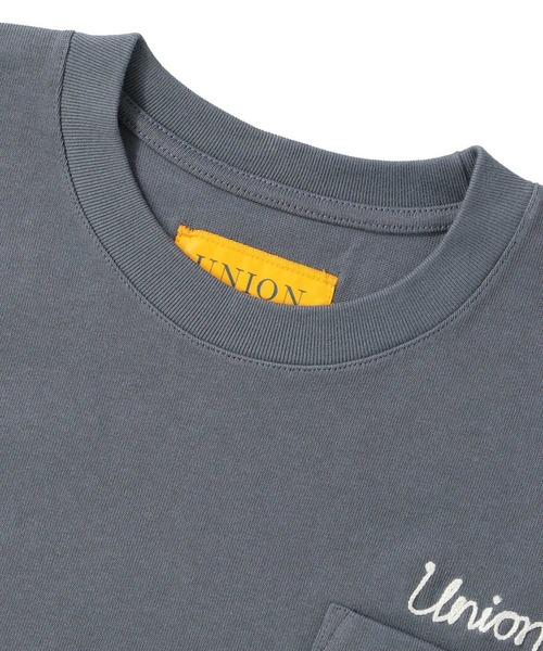 UNION（UNION TOKYO）（ユニオン）の「UNION TOKYO UNION STITCHED POCHE S/S TEE ユニオントーキョー ヘビーウェイト 【日本限定】（Tシャツ/カットソー・メンズ・グレー系その他/ブラック/ホワイト・LARGE/MEDIUM/SMALL/X-LARGE）」の22枚目の写真