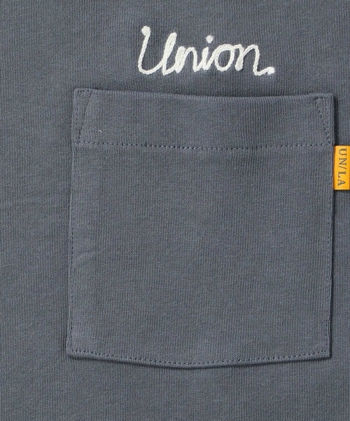 UNION（UNION TOKYO）（ユニオン）の「UNION TOKYO UNION STITCHED POCHE S/S TEE ユニオントーキョー ヘビーウェイト 【日本限定】（Tシャツ/カットソー・メンズ・グレー系その他/ブラック/ホワイト・LARGE/MEDIUM/SMALL/X-LARGE）」の16枚目の写真