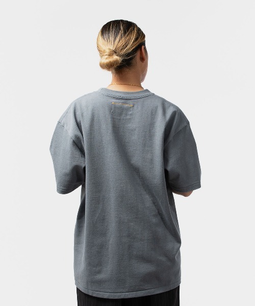 UNION（UNION TOKYO）（ユニオン）の「UNION TOKYO UNION STITCHED POCHE S/S TEE ユニオントーキョー ヘビーウェイト 【日本限定】（Tシャツ/カットソー・メンズ・グレー系その他/ブラック/ホワイト・LARGE/MEDIUM/SMALL/X-LARGE）」の9枚目の写真