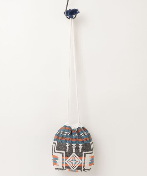 PENDLETON（ペンドルトン）の「【PE2】【PENDLETON/ペンドルトン】JAQUARD DRAW POUCH ジャガード ドロー ポーチ（ショルダーバッグ・レディース・レッド/チャコールグレー・FREE）」の19枚目の写真
