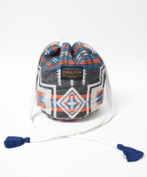 PENDLETON(�y���h���g��)�́yPE2�z�yPENDLETON/�y���h���g���zJAQUARD DRAW POUCH �W���K�[�h �h���[ �|�[�`(�V�����_�[�o�b�O)