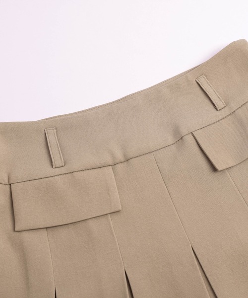 La-gemme(ラジェム)の「ボックスプリーツスカート(スカート・レディース・ベージュ/ブラック/アイボリー・M/L)」の18枚目の写真