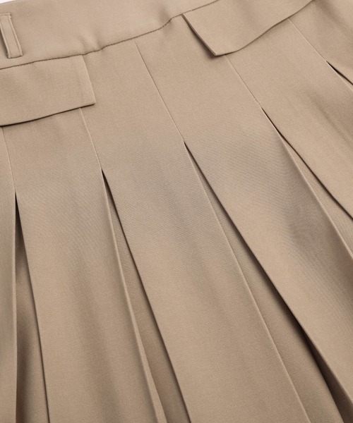 La-gemme(ラジェム)の「ボックスプリーツスカート(スカート・レディース・ベージュ/ブラック/アイボリー・M/L)」の19枚目の写真
