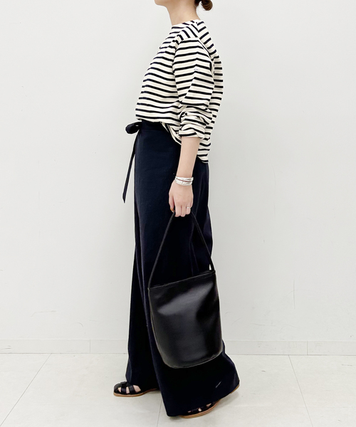 ORCIVAL(オーシバル)の「ORCIVAL/オーシバル クルーネックプルオーバー #B259(Tシャツ/カットソー・レディース・サックスブルー/レッド/ネイビー・FREE)」の5枚目の写真