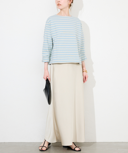 ORCIVAL(オーシバル)の「ORCIVAL/オーシバル クルーネックプルオーバー #B259(Tシャツ/カットソー・レディース・サックスブルー/レッド/ネイビー・FREE)」の13枚目の写真