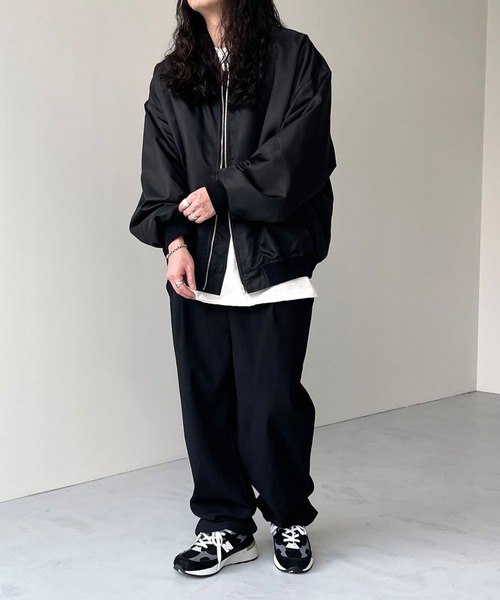 natto(ナット)の「perfect silhouette blouson(MA-1・レディース・ブラック・FREE)」の15枚目の写真