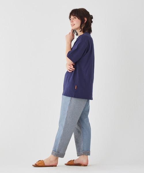 KRIFF MAYER（クリフメイヤー）の「《WEB限定》クリーネスT（ポケットワンポイント）（Tシャツ/カットソー・メンズ・ネイビー/オフホワイト/グレー・MEDIUM/LARGE/X-LARGE）」の9枚目の写真