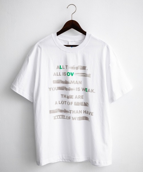 Rocky Monroe(ロッキーモンロー)の「オーバーサイズ古着風ロゴプリントクルーネック半袖Tシャツ(Tシャツ/カットソー・メンズ・ブラック/ホワイト系/ブラック系/ホワイト・S/M/L/XL)」の18枚目の写真