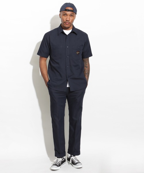 ROTAR(ローター)の「COOLMAX Stretch Twill Work Shirt(シャツ/ブラウス・メンズ・ブラック/ネイビー/ベージュ・MEDIUM/LARGE/X-LARGE)」の6枚目の写真