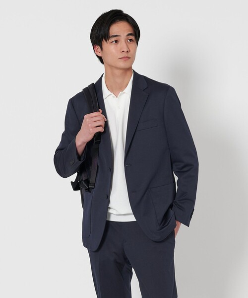 UNITED ARROWS(ユナイテッドアローズ)の「モックロディ シングル 2ボタン テーラードジャケット UA COZY ―ストレッチ・ウォッシャブル―(テーラードジャケット・メンズ・ベージュ/ネイビー・XL/L/M/S/XXL)」の11枚目の写真