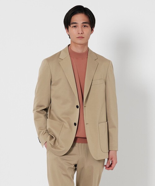 UNITED ARROWS(ユナイテッドアローズ)の「モックロディ シングル 2ボタン テーラードジャケット UA COZY ―ストレッチ・ウォッシャブル―(テーラードジャケット・メンズ・ベージュ/ネイビー・XL/L/M/S/XXL)」の8枚目の写真