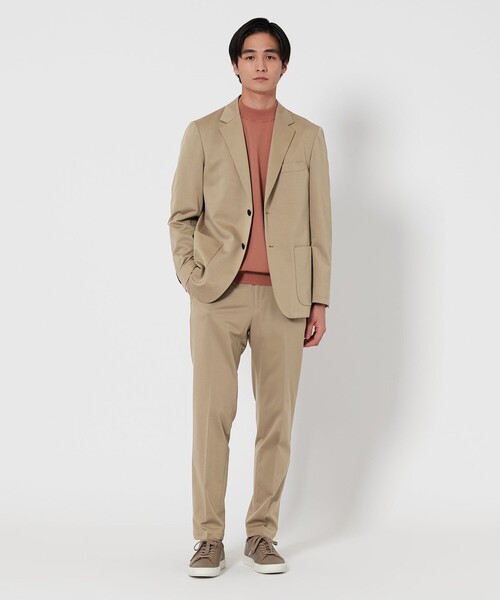 UNITED ARROWS(ユナイテッドアローズ)の「モックロディ シングル 2ボタン テーラードジャケット UA COZY ―ストレッチ・ウォッシャブル―(テーラードジャケット・メンズ・ベージュ/ネイビー・XL/L/M/S/XXL)」の9枚目の写真