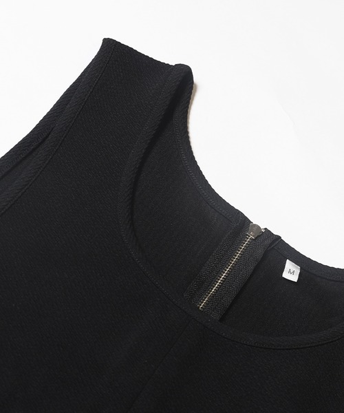 coca（coca）（コカ）の「エンボスタックワイドサロペット（サロペット/オーバーオール・レディース・ブラック・M/L）」の12枚目の写真