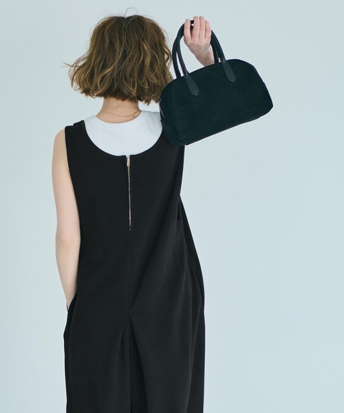 coca（coca）（コカ）の「エンボスタックワイドサロペット（サロペット/オーバーオール・レディース・ブラック・M/L）」の6枚目の写真