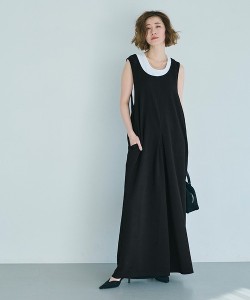 エンボスタックワイドサロペット（サロペット/オーバーオール